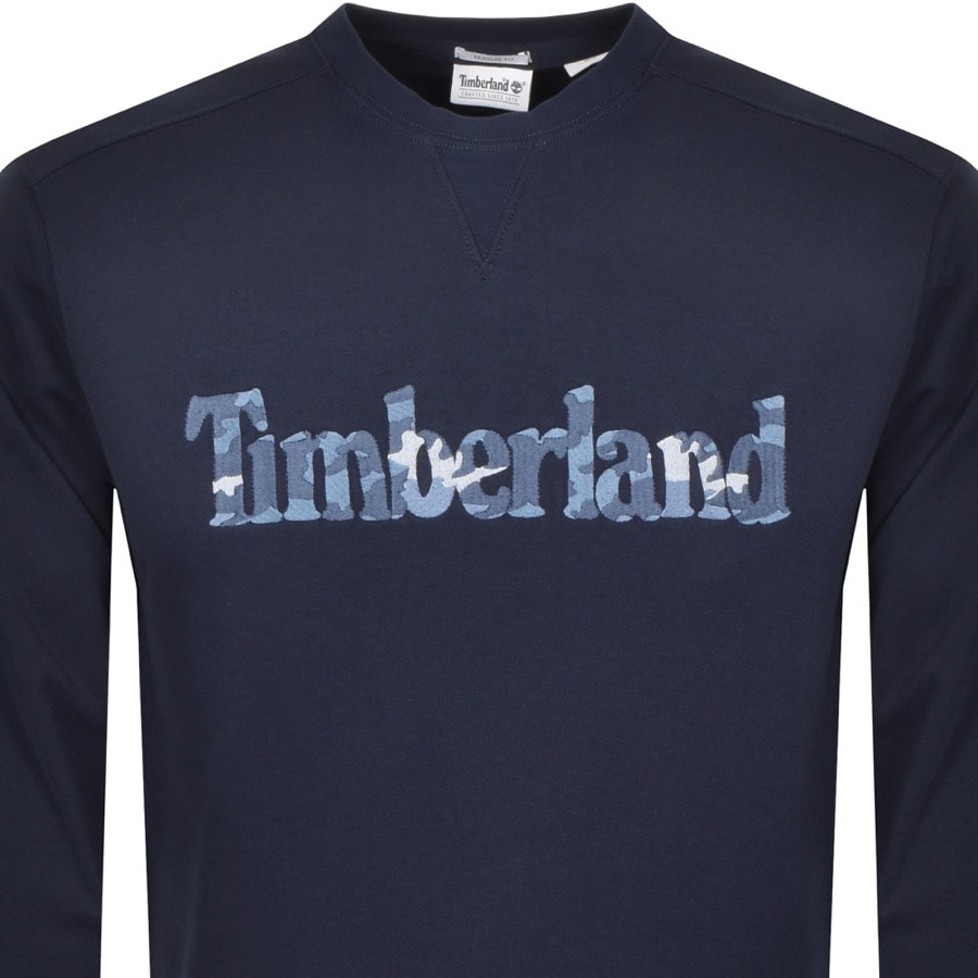 Alternative Image for ProductTimberland Crew Neck Logo Sweatshirt Navy2